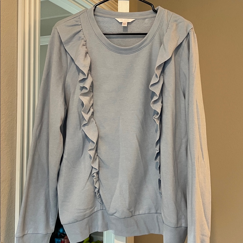 LC Lauren Conrad Light Blue Top
